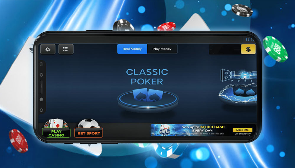 888poker मोबाइल ऐप।