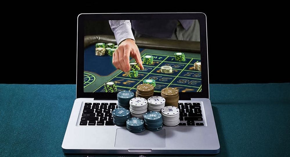 Online casino gaming.